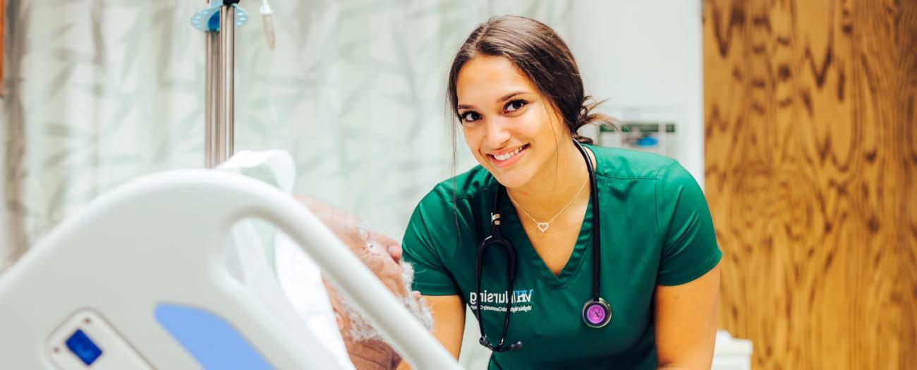 smiling female nurse